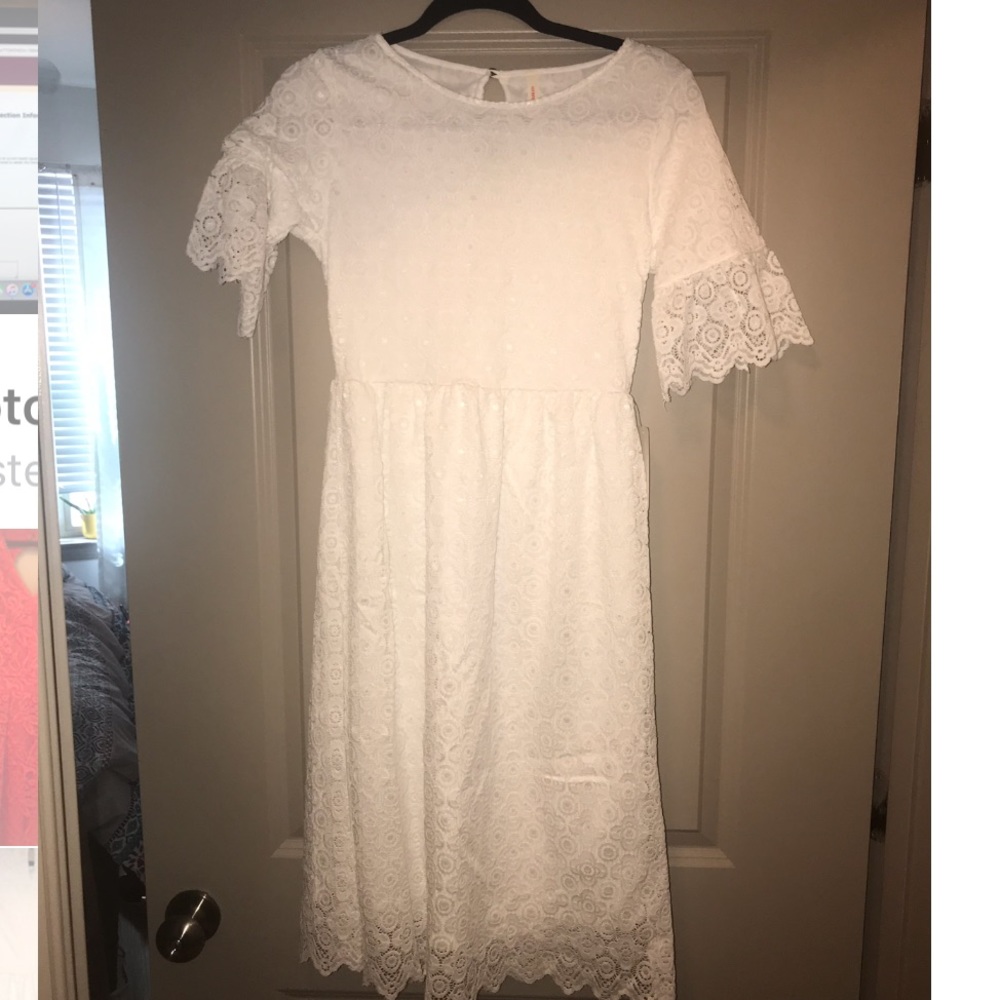 White Lace Dress